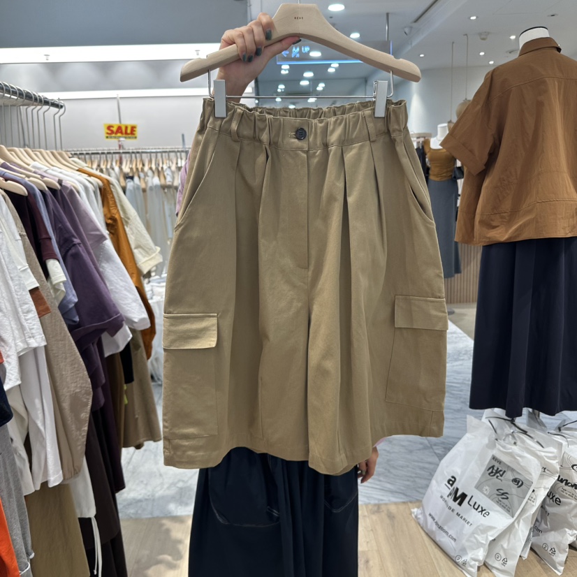 REVE-L韓國直郵㊣女裝新品熱賣時尚人氣職業真品休閑25秋冬短褲REVE-L短褲圖色2