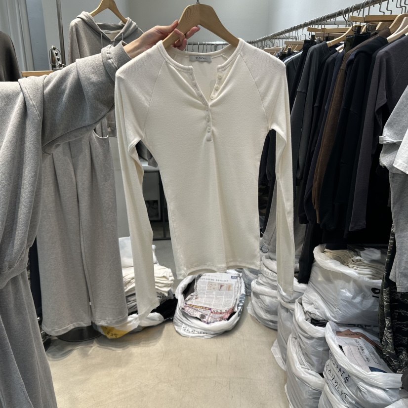 W.FATAL韓國代購㊣女士新品職業熱賣休閑時尚真品25秋冬長袖T恤W.FATAL長袖T恤