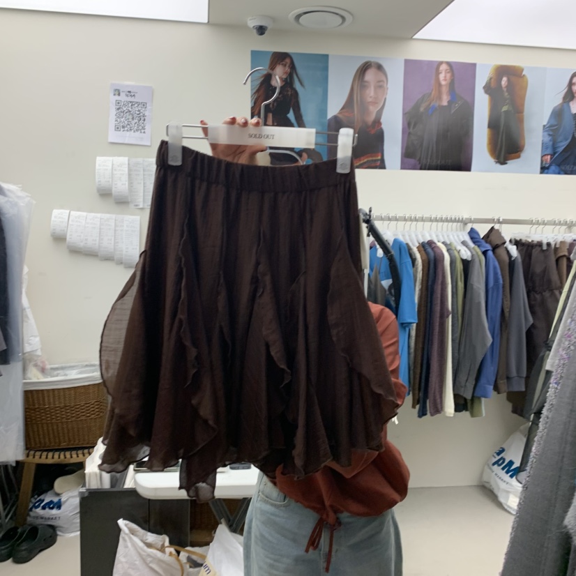 SOLD OUT東大門㊣實拍女裝新款25秋冬真品時尚人氣推薦短裙SOLD OUT短裙圖色3