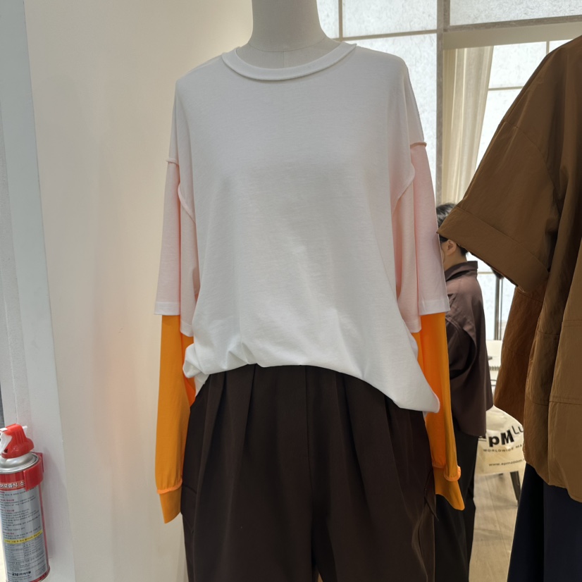 REVE-L東大門㊣直郵女士新品職業時尚推薦熱賣人氣衛衣假兩件REVE-L衛衣