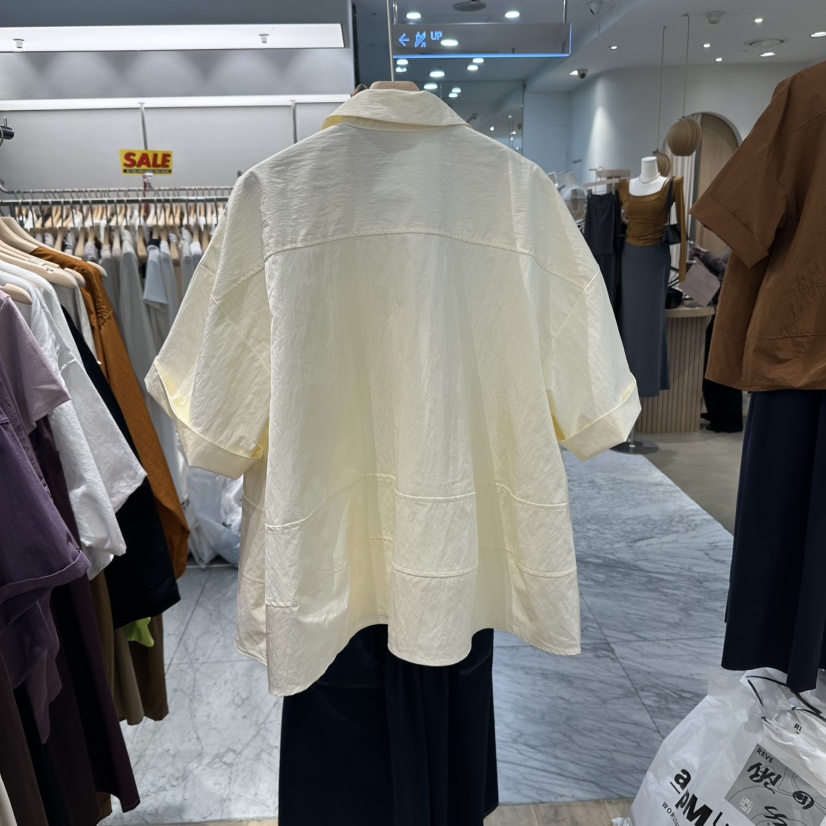 REVE-L東大門㊣代購女士新品25秋冬真品人氣職業襯衫蕾絲衫REVE-L襯衫/蕾絲衫