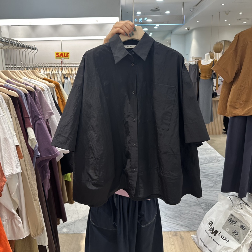 REVE-L東大門㊣代購女士新品25秋冬真品人氣職業襯衫蕾絲衫REVE-L襯衫/蕾絲衫圖色3