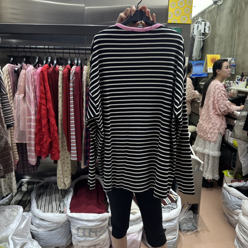 RUNWAY-런웨이韓國直郵㊣女士新品25秋冬真品熱賣休閑長袖T恤RUNWAY長袖T恤