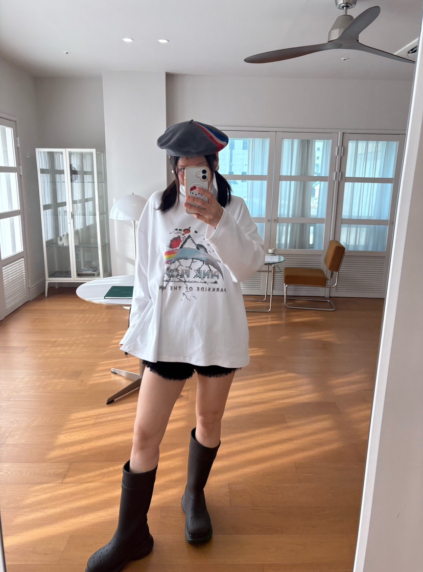 PLATFORM-L東大門㊣實拍女裝新款25秋冬熱賣休閑推薦長袖T恤PLATFORM長袖T恤
