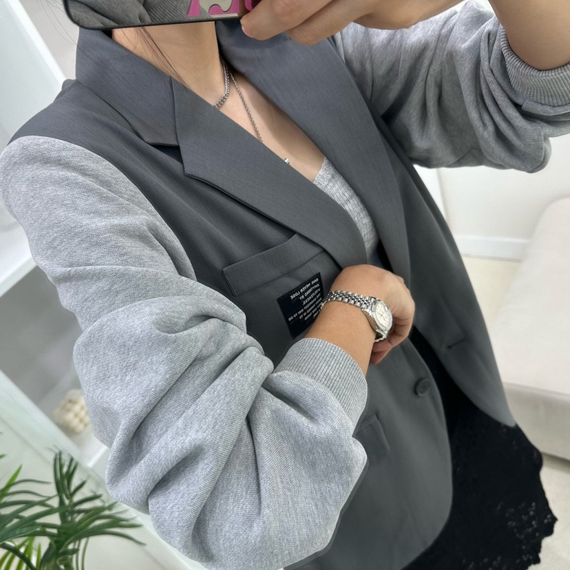 SOUIT東大門㊣直郵女裝新款25秋冬休閑職業人氣推薦真品夾克SOUIT by mabel-L夾克