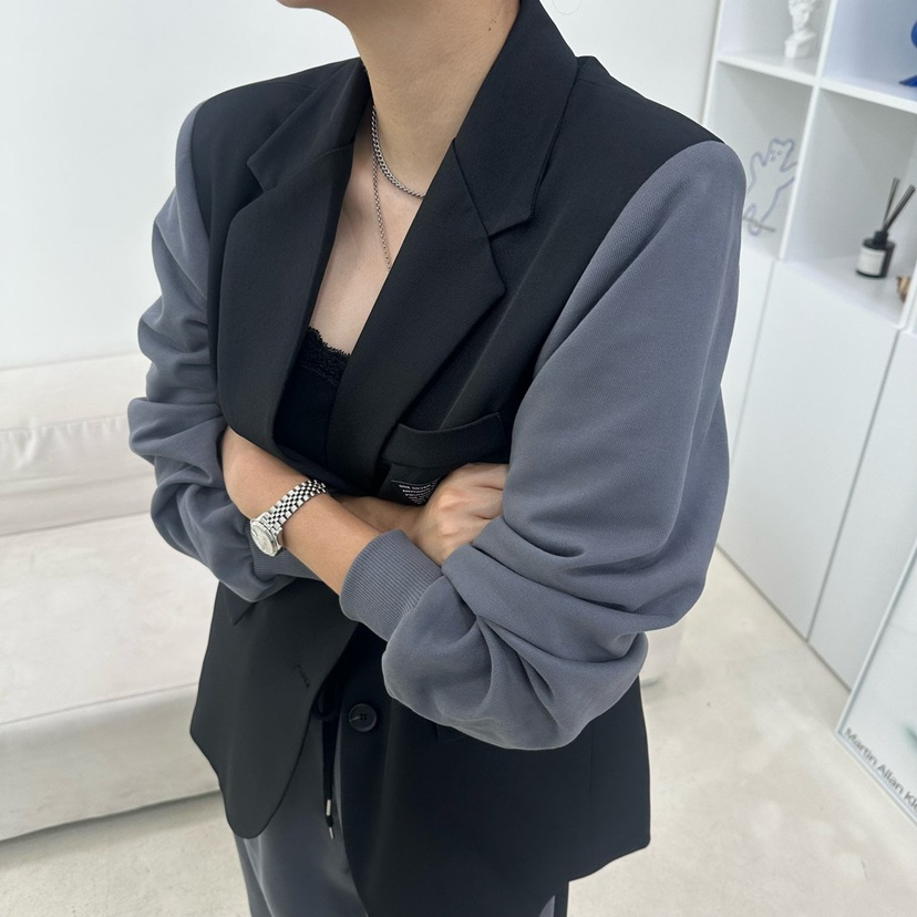 SOUIT東大門㊣直郵女裝新款25秋冬休閑職業人氣推薦真品夾克SOUIT by mabel-L夾克