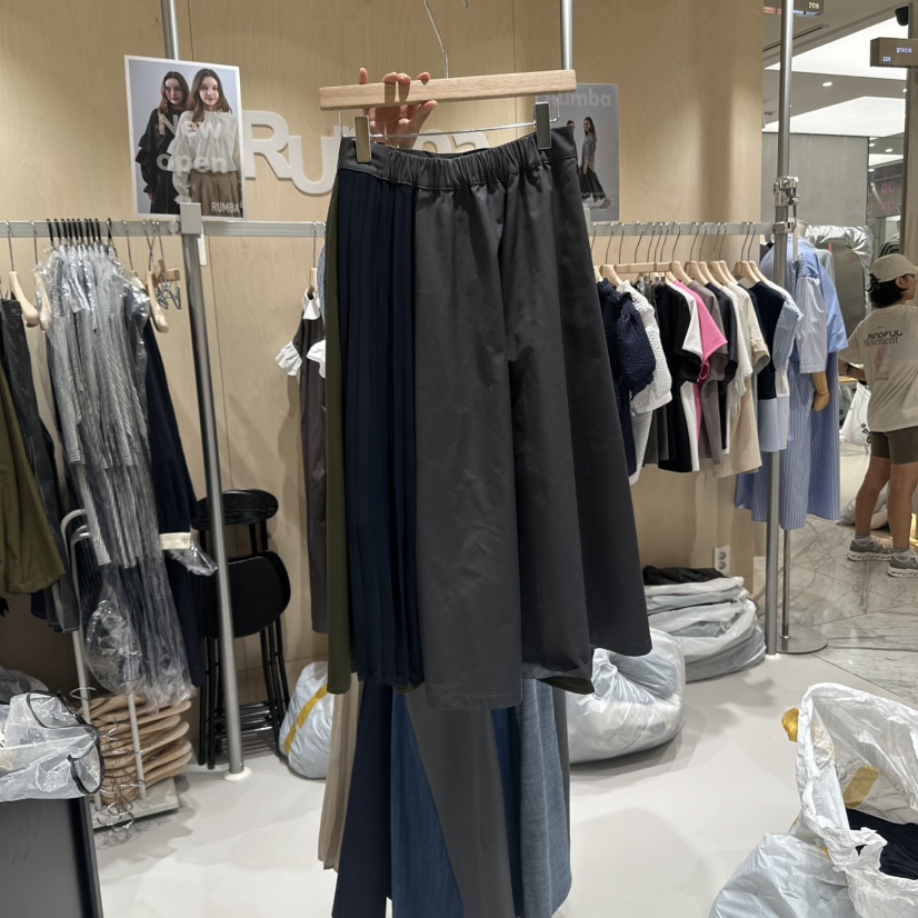 RUMBA東大門㊣實拍女士新品時尚推薦熱賣25秋冬人氣休閑長裙RUMBA長裙