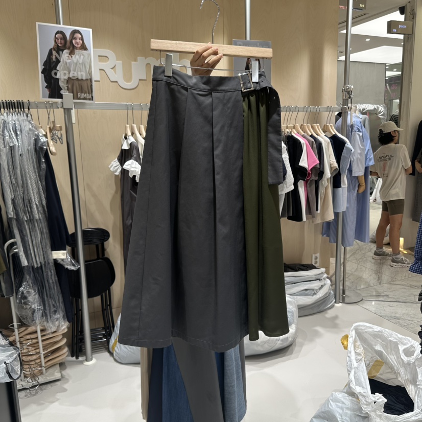 RUMBA東大門㊣實拍女士新品時尚推薦熱賣25秋冬人氣休閑長裙RUMBA長裙