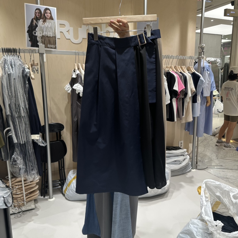 RUMBA東大門㊣實拍女士新品時尚推薦熱賣25秋冬人氣休閑長裙RUMBA長裙圖色2