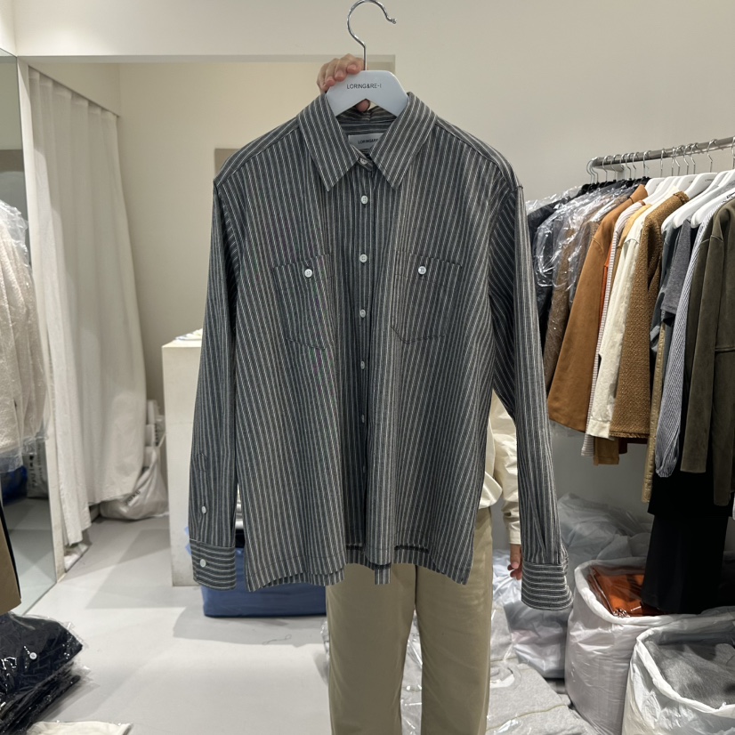 LORING RE I東大門㊣直郵女裝新品推薦熱賣時尚襯衫蕾絲衫LORING RE-I/BARE襯衫/蕾絲衫圖色3