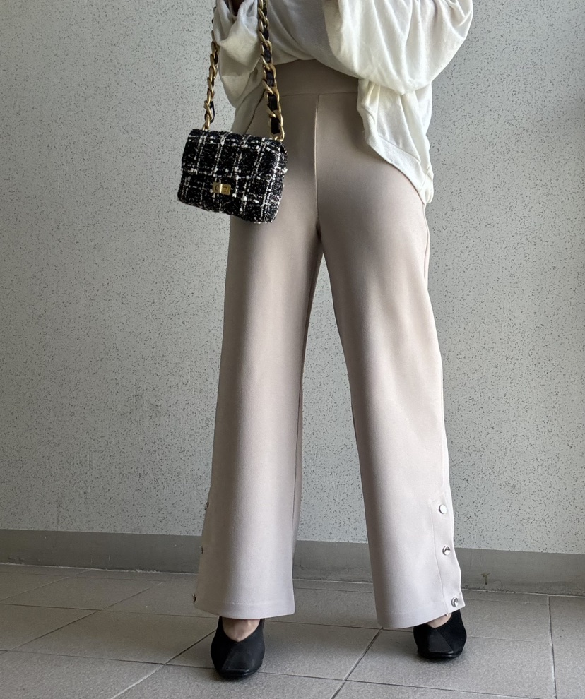 I BLLE韓國直郵㊣女士新品真品25秋冬休閑推薦時尚熱賣休閑褲I BLLE休閑褲