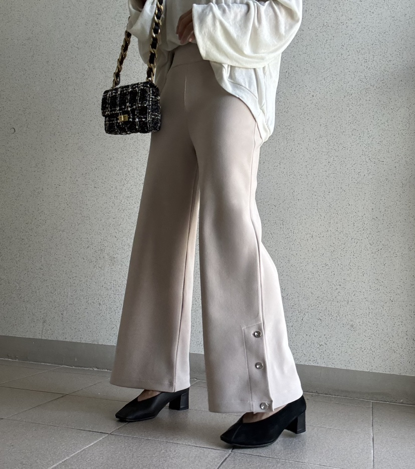 I BLLE韓國直郵㊣女士新品真品25秋冬休閑推薦時尚熱賣休閑褲I BLLE休閑褲