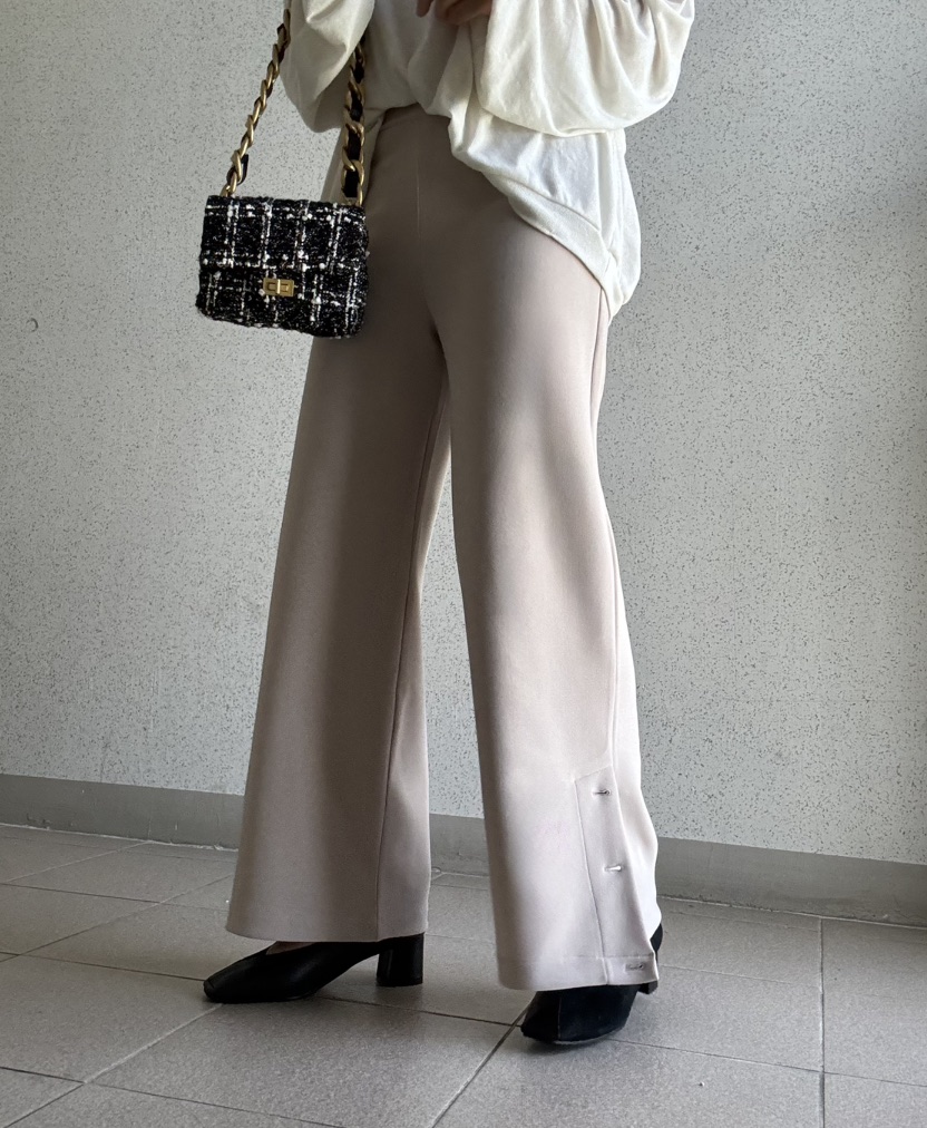 I BLLE韓國直郵㊣女士新品真品25秋冬休閑推薦時尚熱賣休閑褲I BLLE休閑褲