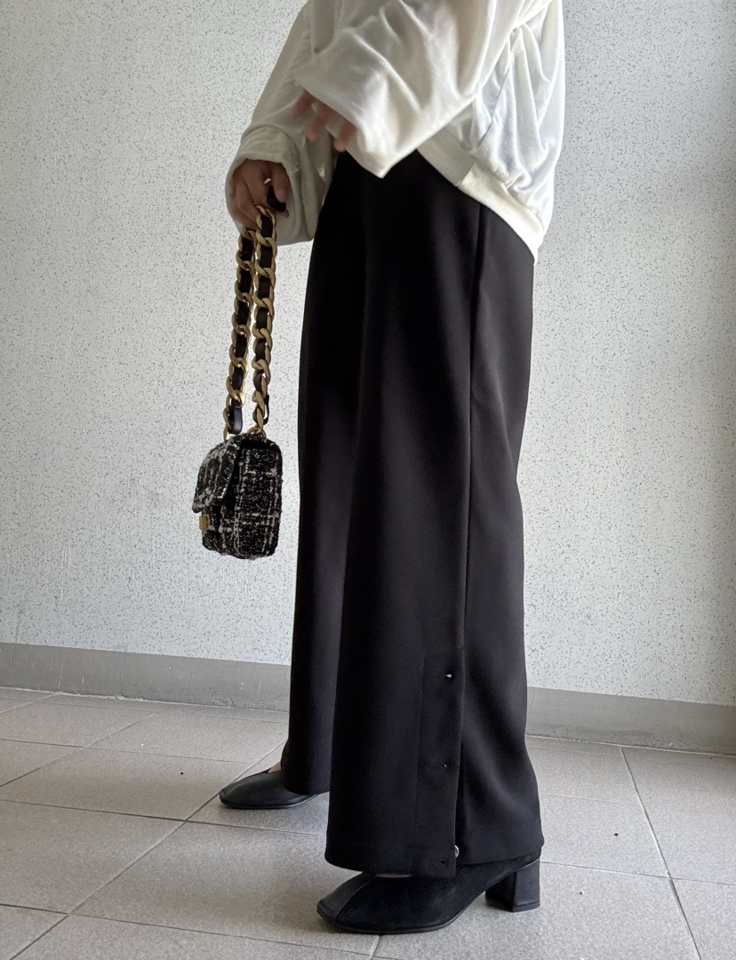 I BLLE韓國直郵㊣女士新品真品25秋冬休閑推薦時尚熱賣休閑褲I BLLE休閑褲