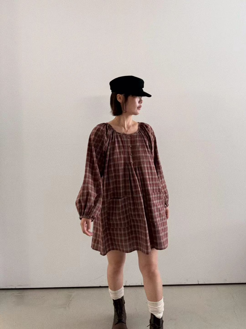 OLI SEOUL韓國直郵㊣女裝新款推薦職業25秋冬休閑真品連衣裙OLI SEOUL連衣裙