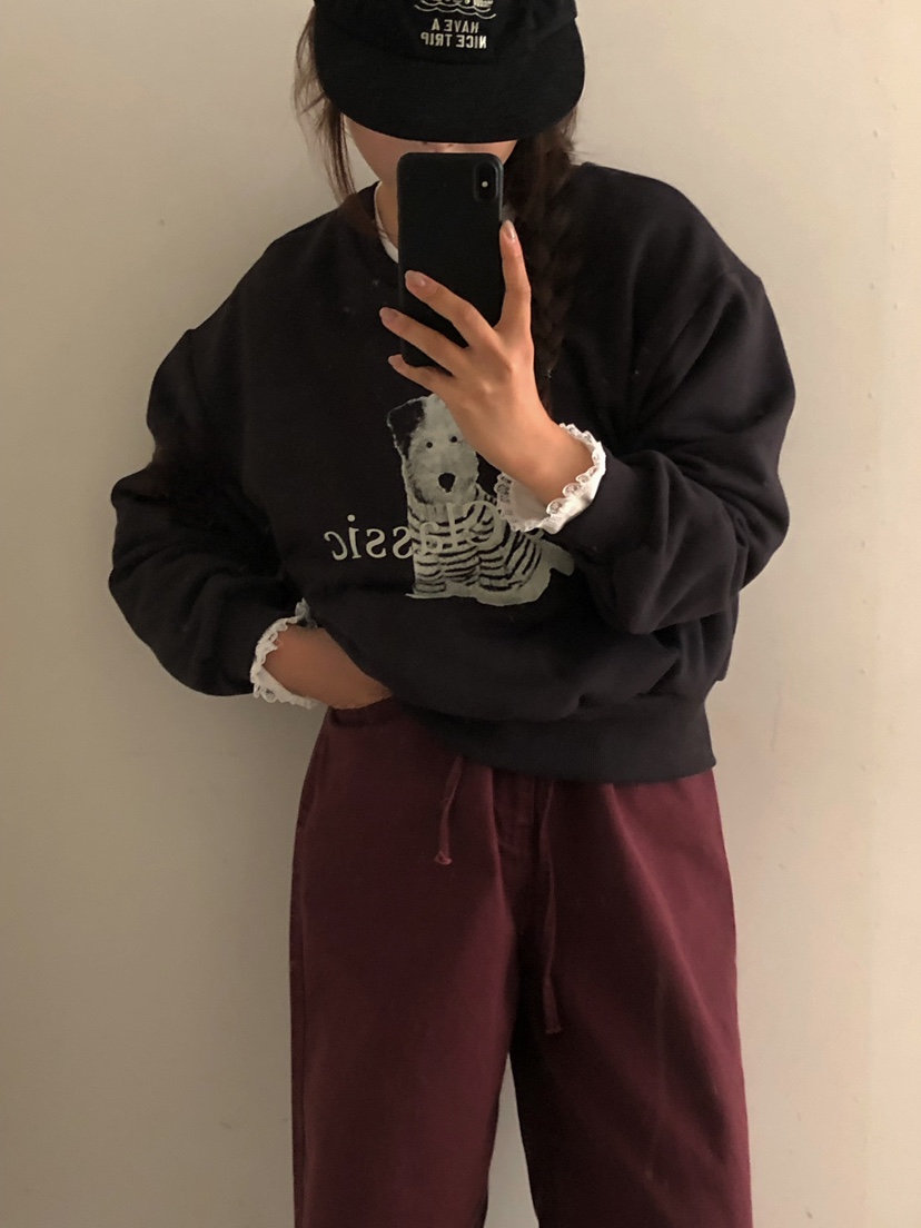 ONDO-P東大門㊣實拍女士新品人氣時尚25秋冬推薦衛衣兩面可穿ONDO-P衛衣