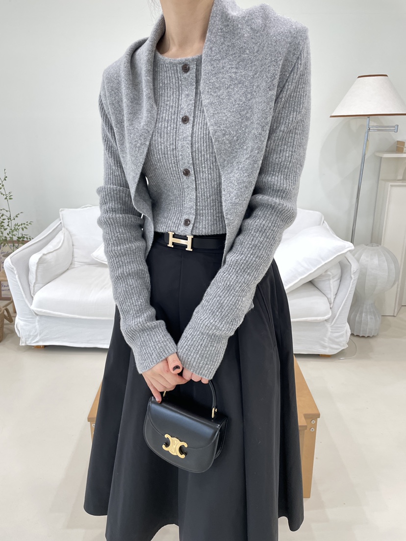 CHAHEE東大門㊣實拍女士新品人氣時尚職業熱賣休閑針織衫羊絨CHAHEE針織衫