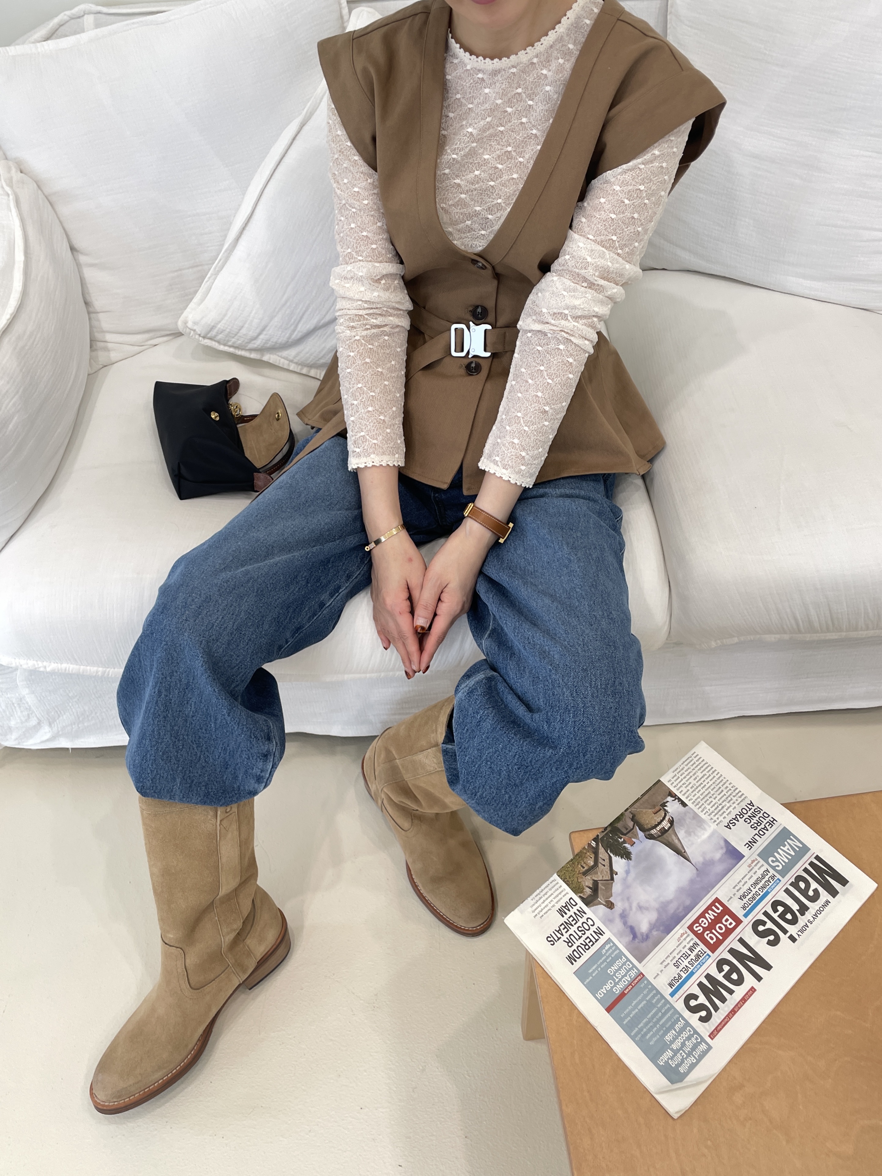 CHAHEE東大門㊣代購女士新品人氣職業真品休閑推薦熱賣長袖T恤CHAHEE長袖T恤