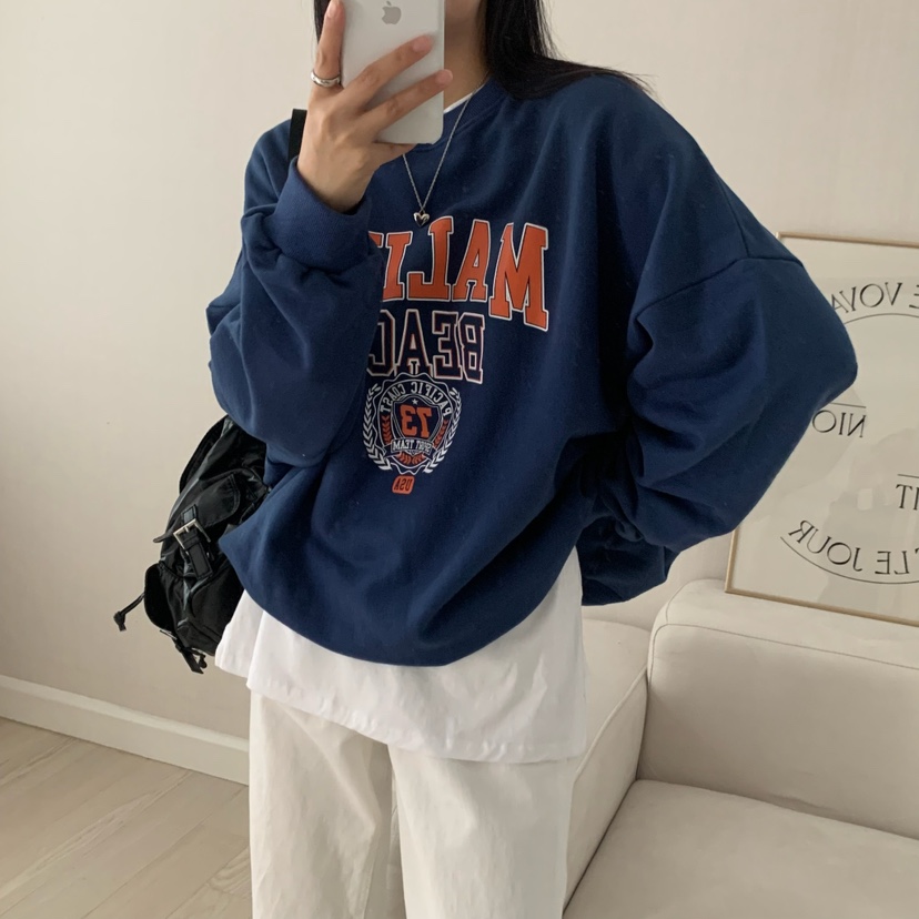 HELLO JINI東大門㊣直郵女士新款時尚推薦職業真品休閑衛衣HELLO JINI衛衣