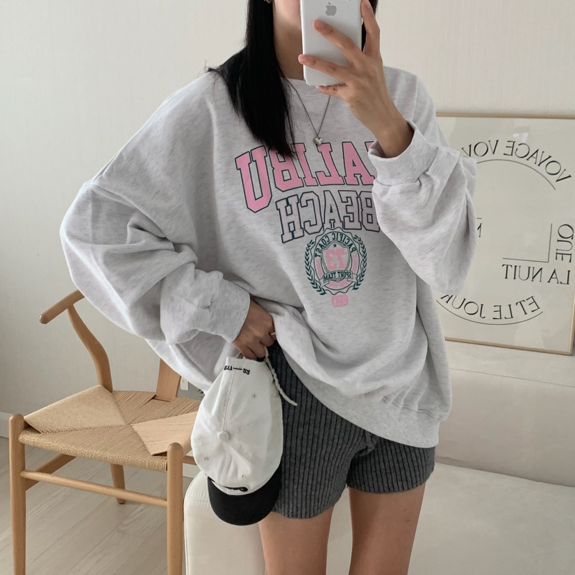 HELLO JINI東大門㊣直郵女士新款時尚推薦職業真品休閑衛衣HELLO JINI衛衣