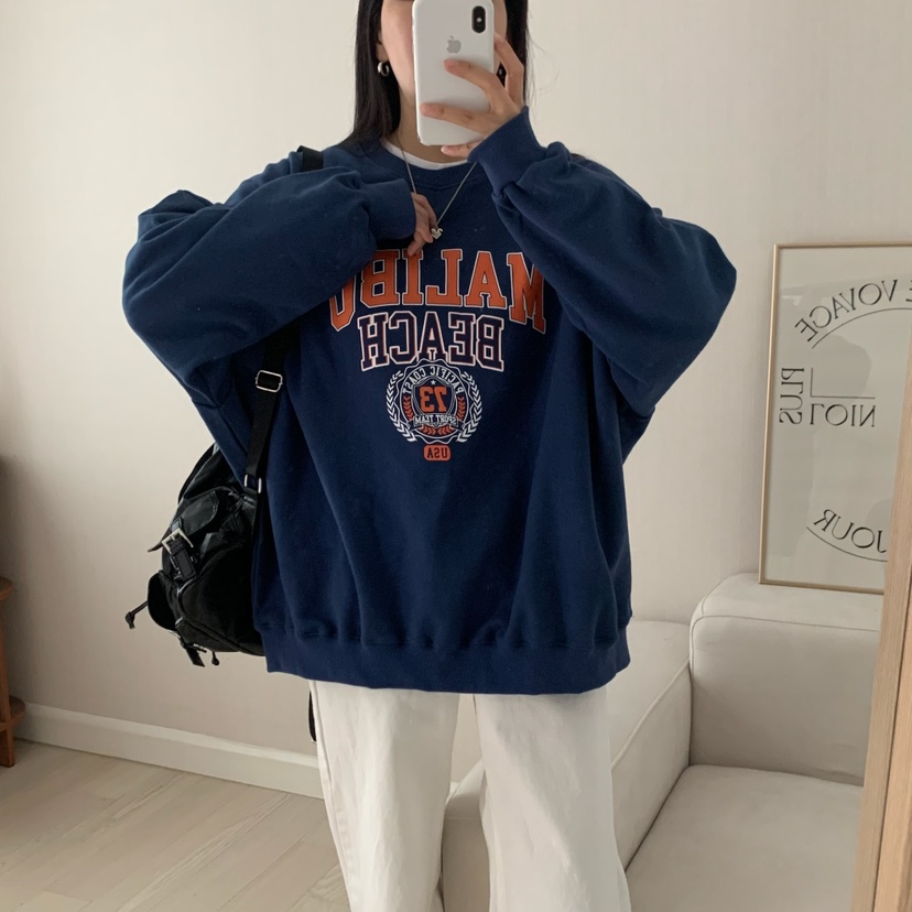HELLO JINI東大門㊣直郵女士新款時尚推薦職業真品休閑衛衣HELLO JINI衛衣