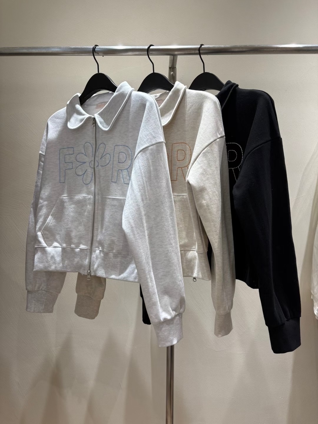 FOREVER YONG韓國直郵㊣女士新款25秋冬時尚真品推薦夾克刺繡FOREVER YONG夾克