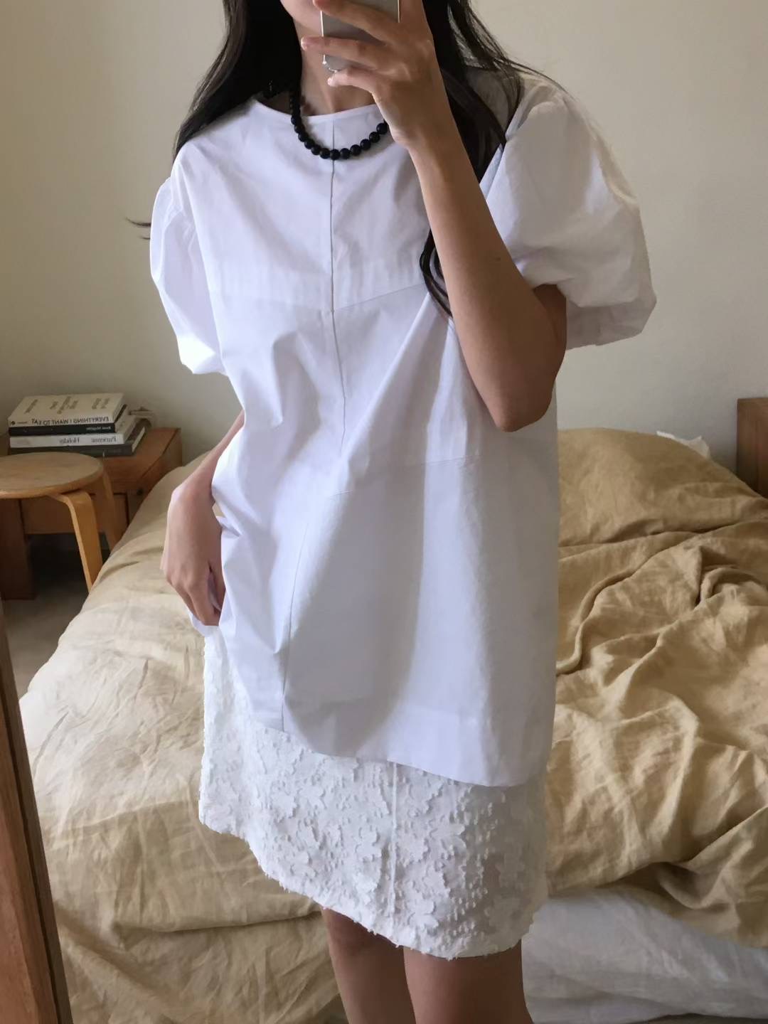 FOREVER YONG東大門㊣代購女裝新品人氣推薦襯衫蕾絲衫泡泡袖FOREVER YONG襯衫/蕾絲衫