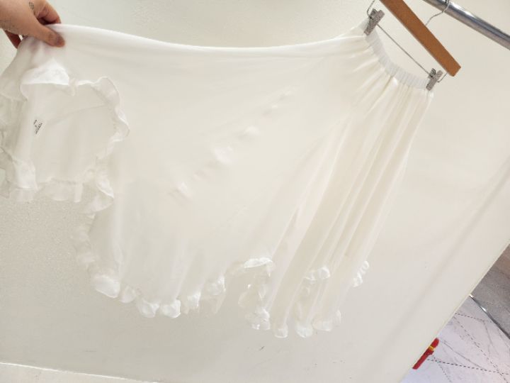 FEMME東大門㊣代購女裝新品25秋冬休閑真品時尚人氣長裙荷葉邊FEMME長裙