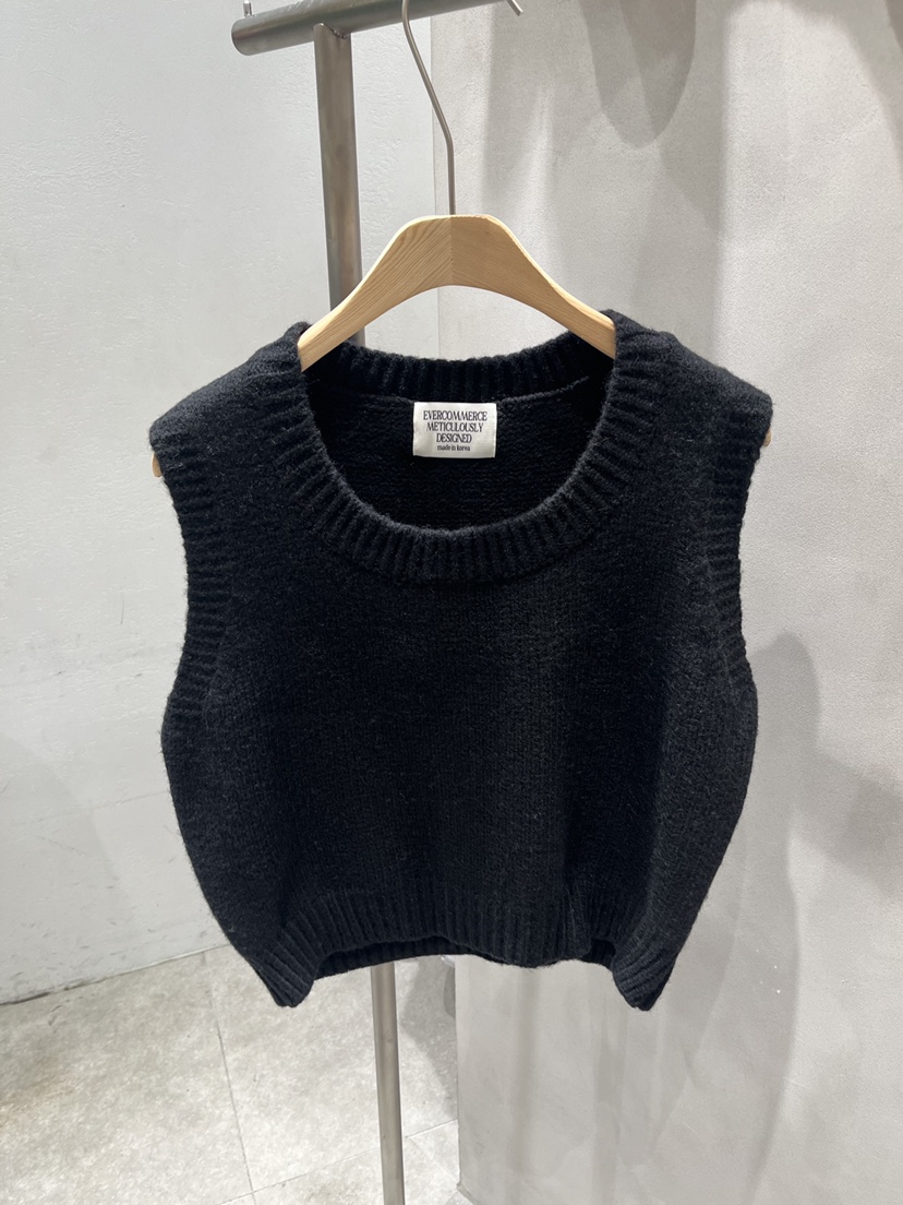 EVERCOMMERCE METICULOUSLY DESIGNED東大門㊣實拍女士新款休閑吊帶背心羊毛EVERCOMMERCE吊帶/背心圖色5