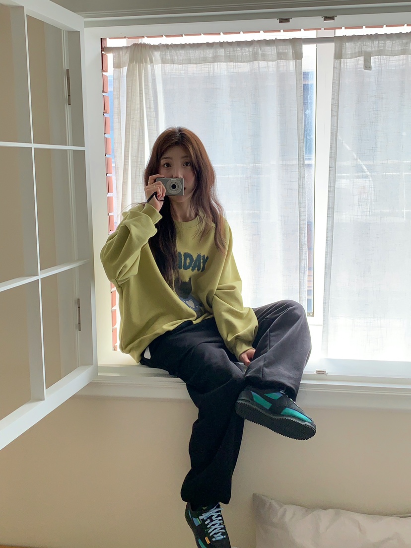 BEFORE SUNRISE韓國代購㊣女裝新款真品人氣推薦時尚25秋冬衛衣BEFORE SUNRISE衛衣