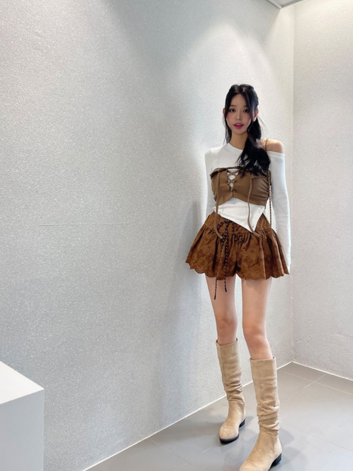 mars韓國代購㊣女士新品時尚職業真品熱賣吊帶背心不含內搭mars吊帶/背心圖色2
