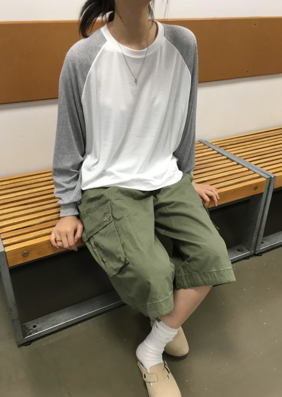 FOREVER YONG韓國代購㊣女裝新款推薦熱賣職業時尚長袖T恤FOREVER YONG長袖T恤