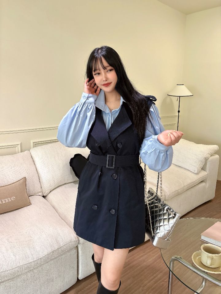 mars東大門㊣直郵女裝新品職業時尚人氣連衣裙不含內搭含腰帶mars連衣裙