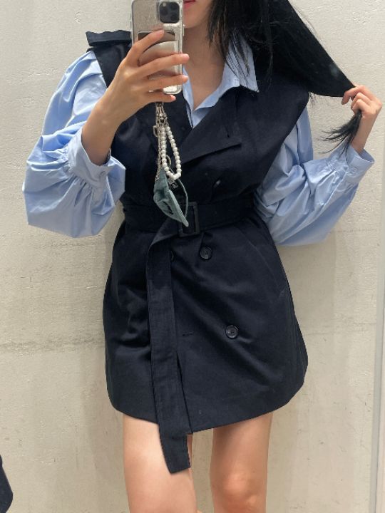 mars東大門㊣直郵女裝新品職業時尚人氣連衣裙不含內搭含腰帶mars連衣裙