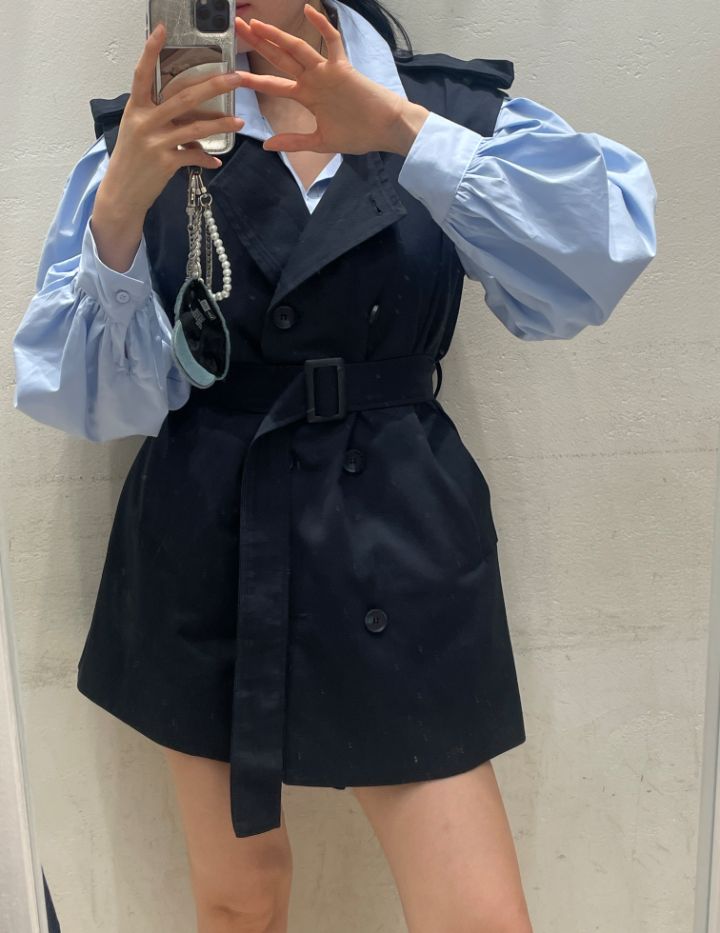 mars東大門㊣直郵女裝新品職業時尚人氣連衣裙不含內搭含腰帶mars連衣裙圖色2