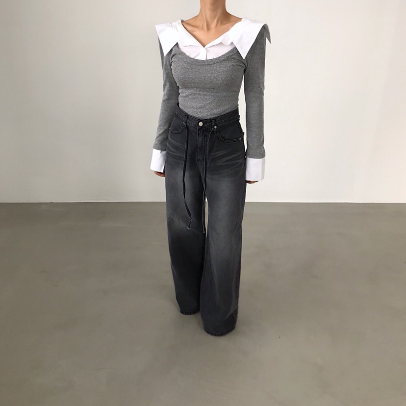 2TWO MOON東大門㊣實拍女裝新品熱賣真品人氣25秋冬襯衫蕾絲衫2TWO MOON襯衫/蕾絲衫