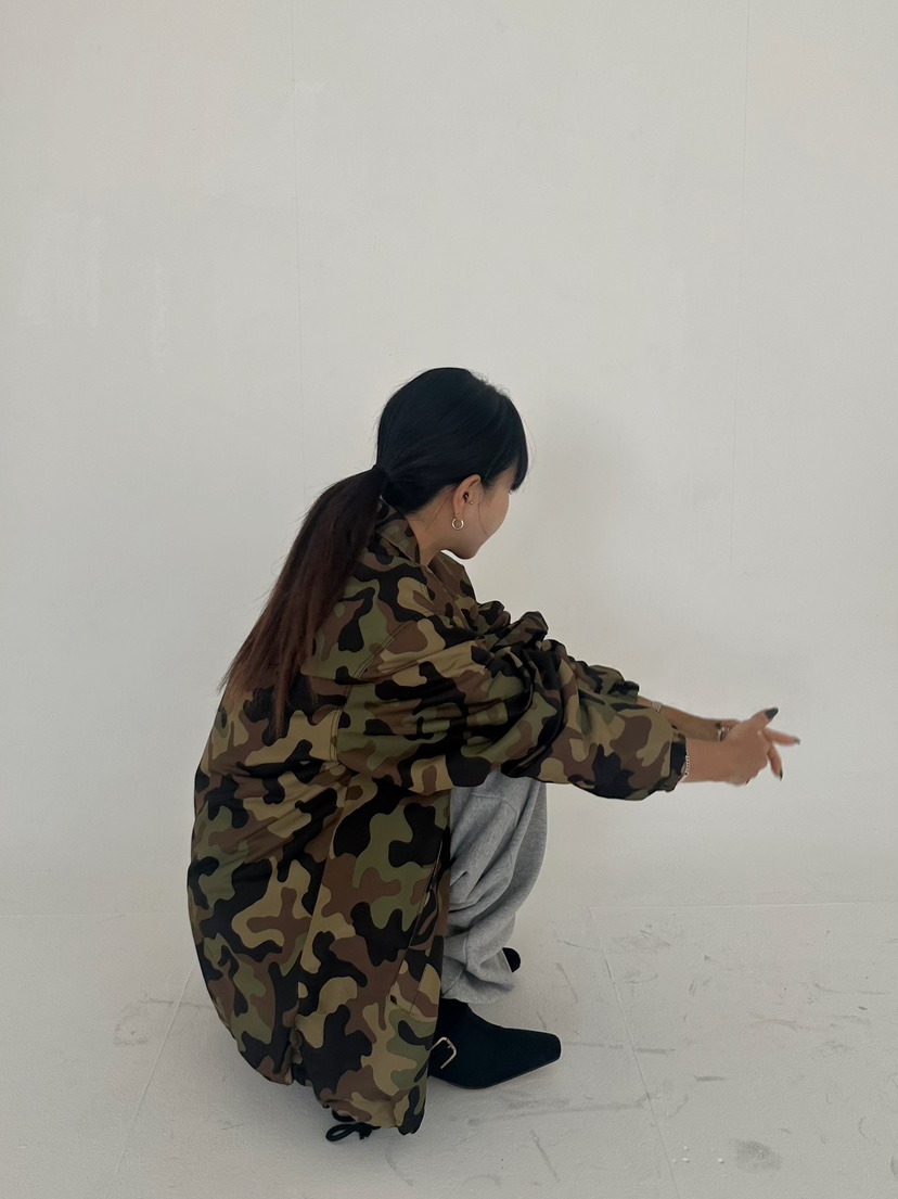 BYRING韓國代購㊣女裝新款熱賣休閑真品25秋冬推薦夾克迷彩BYRING夾克