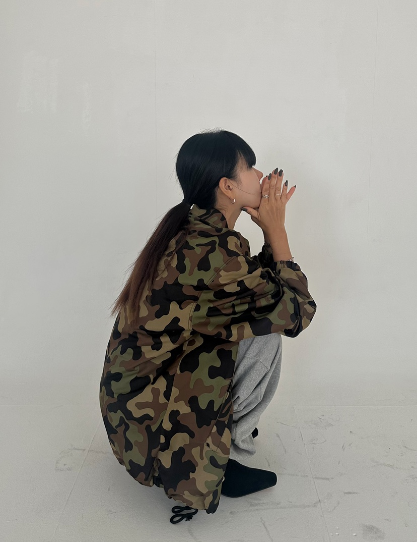 BYRING韓國代購㊣女裝新款熱賣休閑真品25秋冬推薦夾克迷彩BYRING夾克
