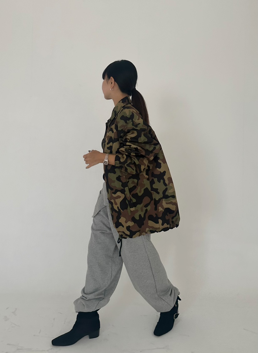 BYRING韓國代購㊣女裝新款熱賣休閑真品25秋冬推薦夾克迷彩BYRING夾克
