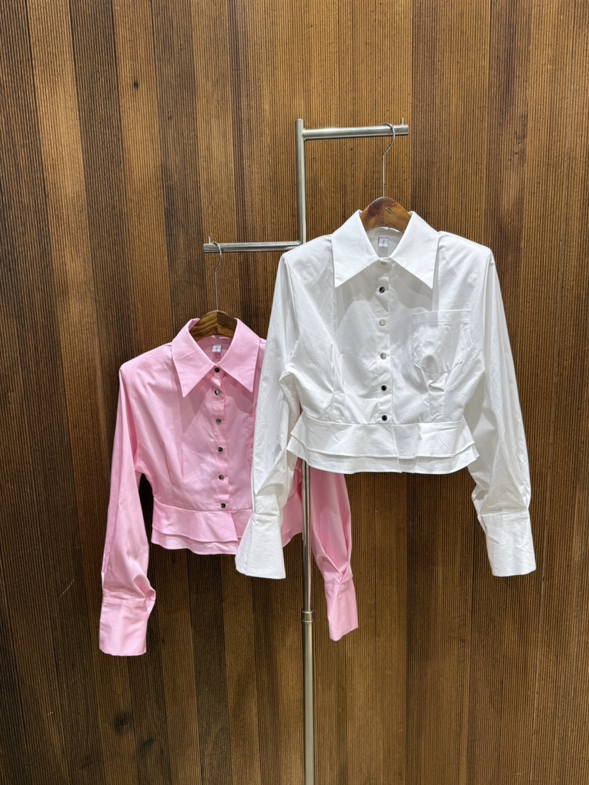 2TWO MOON東大門㊣直郵女裝新品推薦職業真品襯衫蕾絲衫短款2TWO MOON襯衫/蕾絲衫圖色2左一色