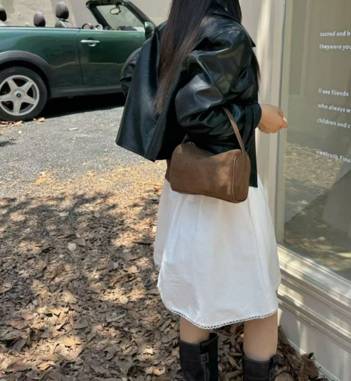 TROUVAILLE韓國代購㊣女士新款熱賣休閑25秋冬真品單肩斜跨包TROUVAILLE單肩/斜跨包