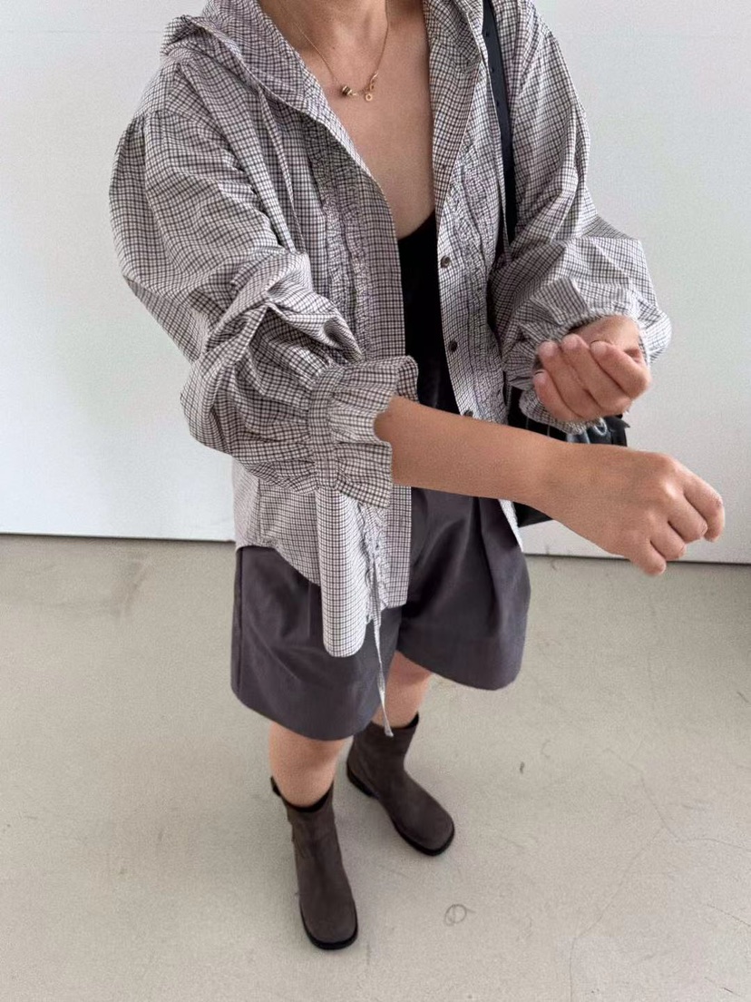 OLI SEOUL東大門㊣代購女士新品25秋冬休閑推薦襯衫蕾絲衫OLI SEOUL襯衫/蕾絲衫