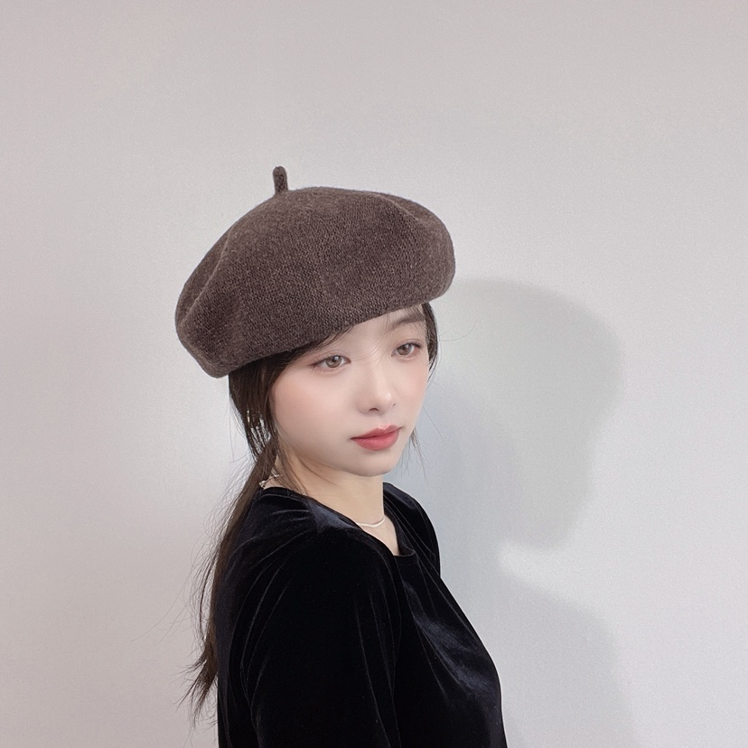 LOVELY HAT韓國直郵㊣女裝新品熱賣休閑推薦人氣時尚25秋冬帽子LOVELY HAT帽子圖色2
