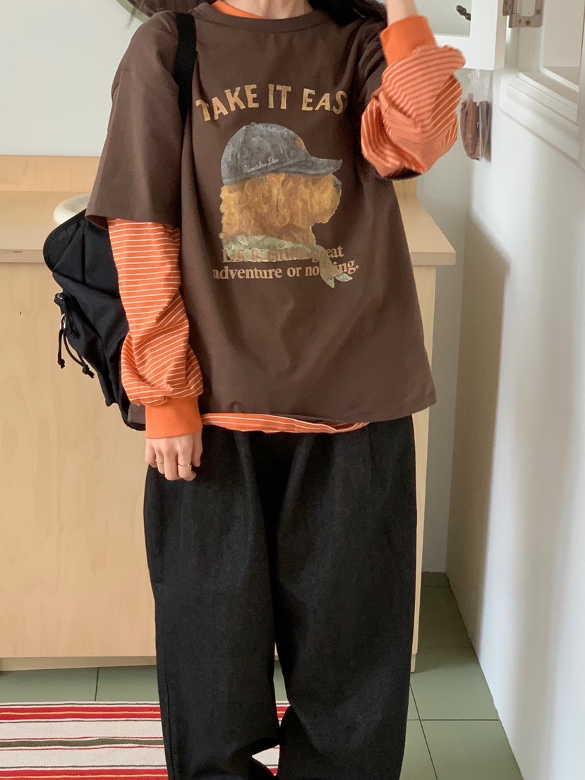 BEFORE SUNRISE東大門㊣直郵女士新品休閑熱賣職業25秋冬T恤BEFORE SUNRISET恤