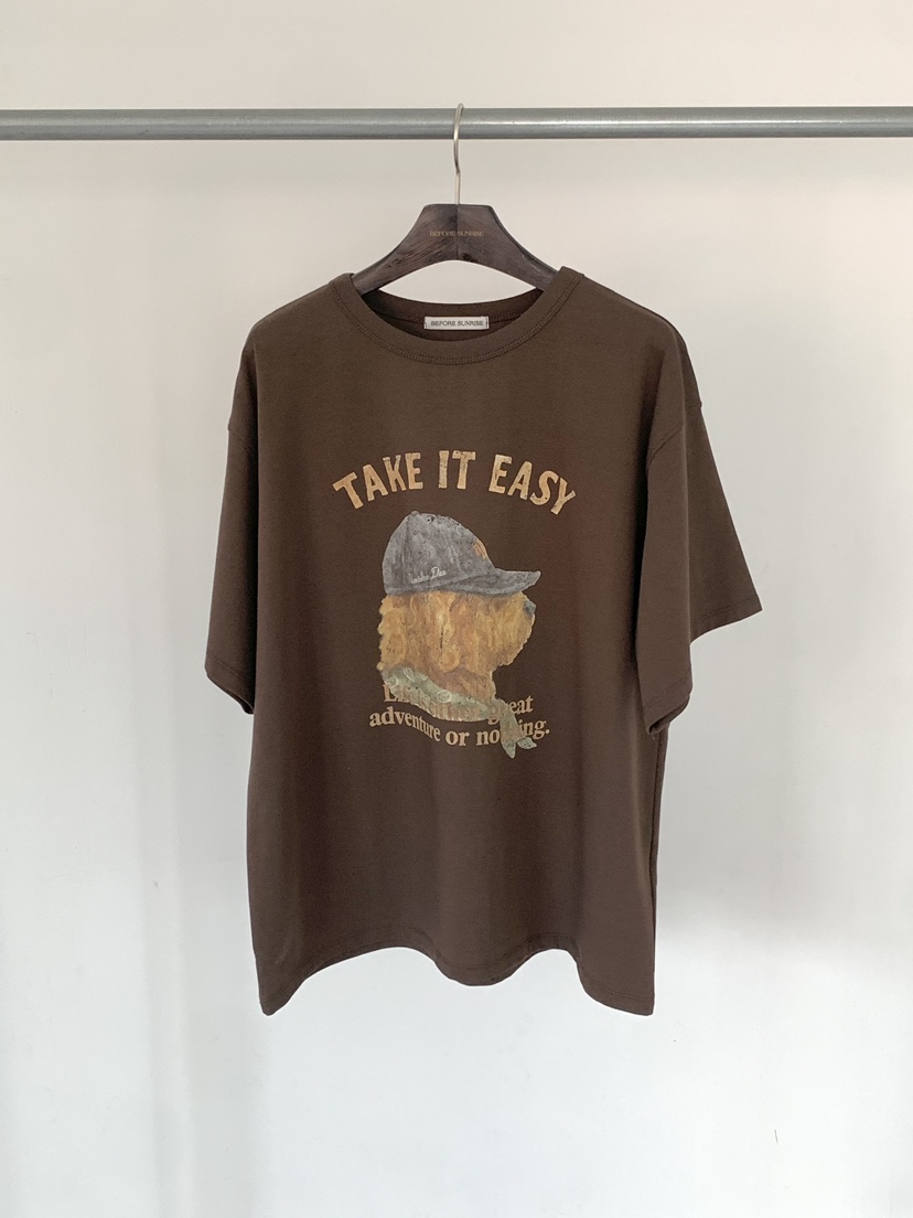 BEFORE SUNRISE東大門㊣直郵女士新品休閑熱賣職業25秋冬T恤BEFORE SUNRISET恤圖色3