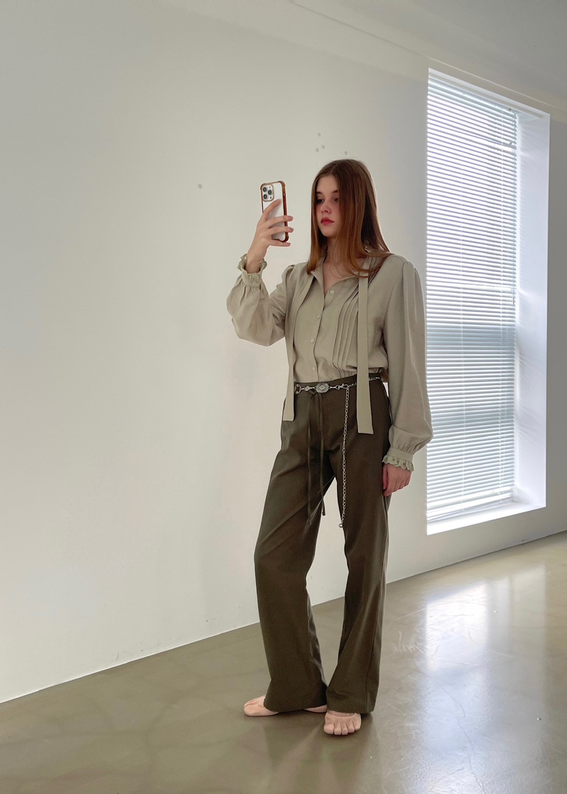 ANOTHER AVENUE東大門㊣實拍女士新品人氣25秋冬職業休閑褲ANOTHER AVENUE休閑褲
