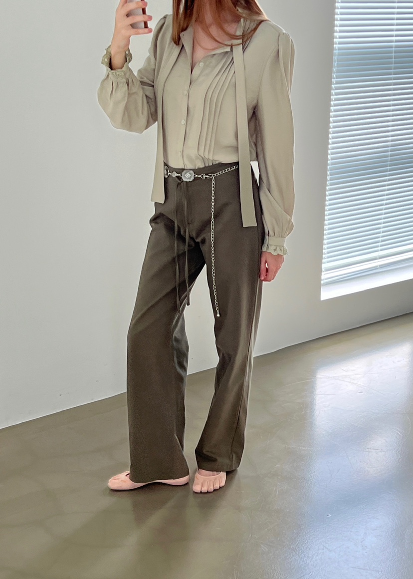 ANOTHER AVENUE東大門㊣實拍女士新品人氣25秋冬職業休閑褲ANOTHER AVENUE休閑褲