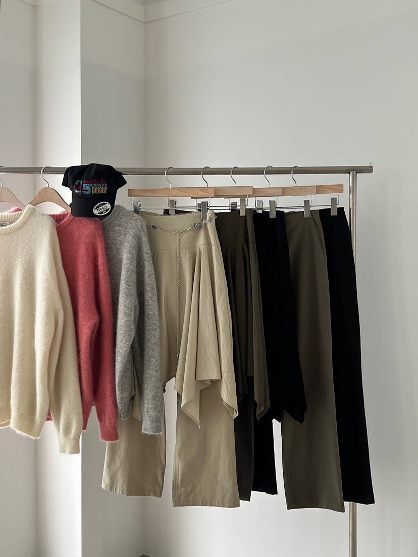 ANOTHER AVENUE東大門㊣實拍女士新品人氣25秋冬職業休閑褲ANOTHER AVENUE休閑褲