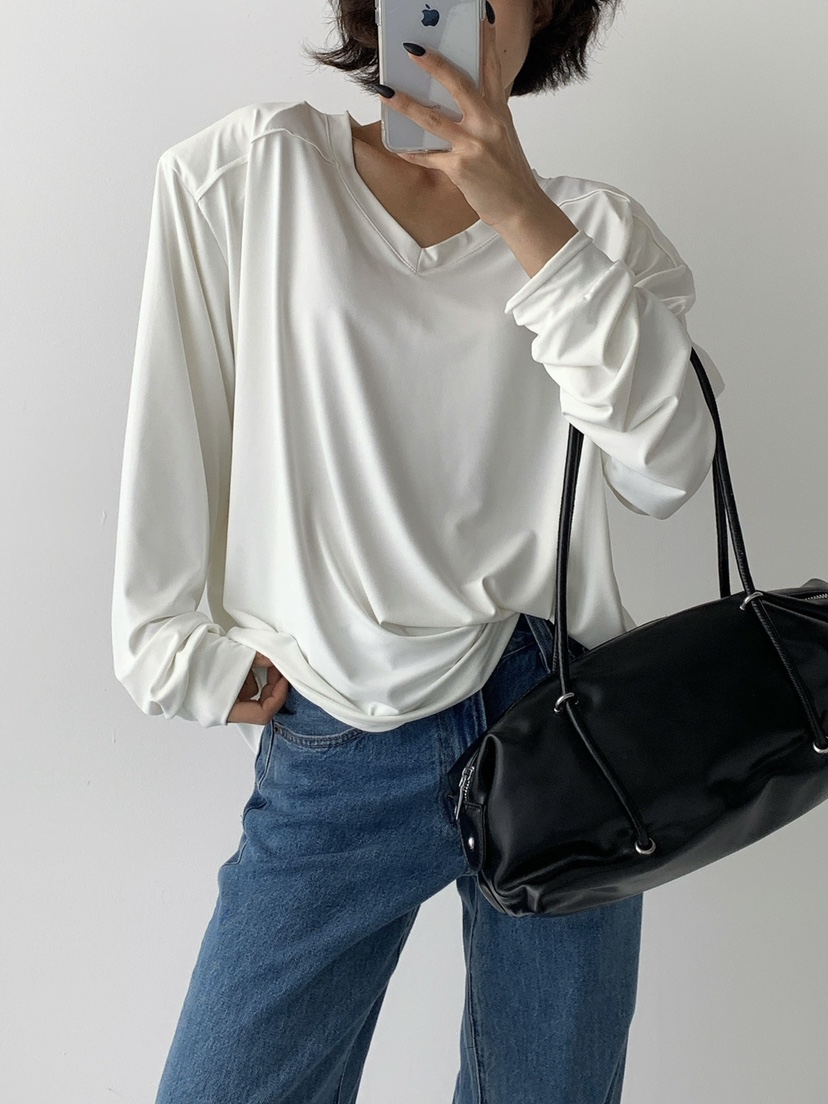 CELEBRITY-A東大門㊣直郵女士新品休閑人氣真品職業長袖T恤CELEBRITY-A長袖T恤