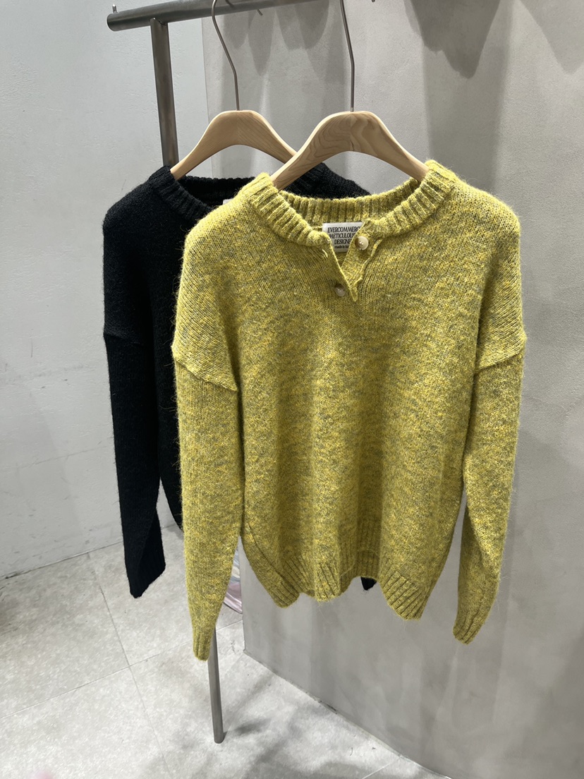 EVERCOMMERCE METICULOUSLY DESIGNED韓國直郵㊣女士新品時尚針織衫EVERCOMMERCE針織衫